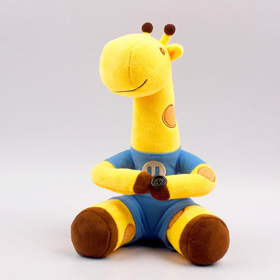 Χαριτωμένο γεμισμένο Giraffe παιχνίδι για την προσαρμοσμένη cOem επεξεργασία δώρων παιδιών