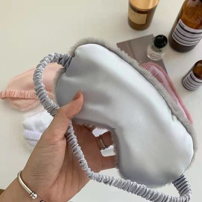 20cm των κοριτσιών καρδιών κουνελιών τρίχας ελαστικά ζωνών NAP βελούδου ματιών εξαρτήματα παιχνιδιών μασκών μαλακά