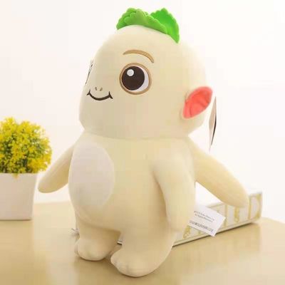 Ανοικτό κίτρινο 40cm Huba Plushie μικρά δαιμόνων παιχνίδια βελούδου Anime κουκλών βασιλιάδων χαριτωμένα