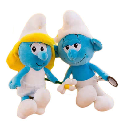 40cm κινούμενων σχεδίων γεμισμένη Smurf ζωική Anime βελούδου μπλε αδελφή πατέρων παιχνιδιών μπλε