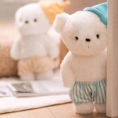 Το χέρι Washable 100g Teddy αντέχει τα παιχνίδια βελούδου με το καπέλο