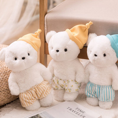 Το χέρι Washable 100g Teddy αντέχει τα παιχνίδια βελούδου με το καπέλο