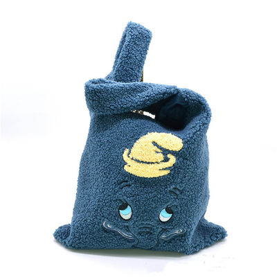 Κεντημένη τσάντα αγορών βελούδου κοριτσιών για το χειμώνα