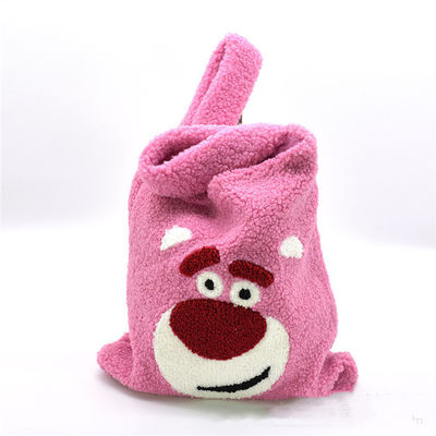 Κεντημένη τσάντα αγορών βελούδου κοριτσιών για το χειμώνα