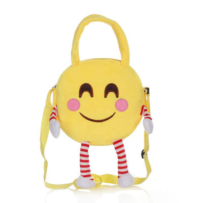 Washable σακίδιο πλάτης βελούδου Emoji μηχανών με το βαμβάκι PP που γεμίζουν