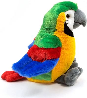 Παιχνίδι βελούδου Macaw προσομοίωσης με την ίνα πολυεστέρα που γεμίζεται