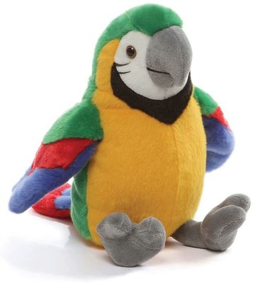 Παιχνίδι βελούδου Macaw προσομοίωσης με την ίνα πολυεστέρα που γεμίζεται