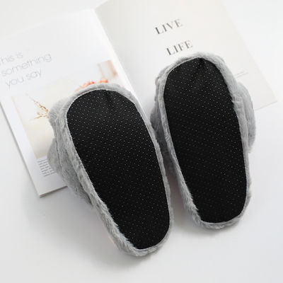 Μη ολίσθηση 25cm παντόφλες βελούδου παιδιών μορφής ποδιών γατών