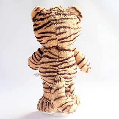 ISO9001 το κοντό βελούδο Teddy αντέχει με το αποσπάσιμο καπέλο λιονταριών