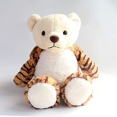 ISO9001 το κοντό βελούδο Teddy αντέχει με το αποσπάσιμο καπέλο λιονταριών