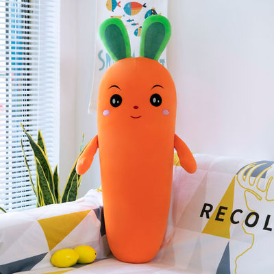 Το Washable έξοχο μαλακό καρότο άμιλλας γέμισε το φυτικό παιχνίδι βελούδου παιχνιδιών OEM/oDM