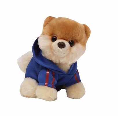 Huggable 20cm γεμισμένο χαριτωμένο παιχνίδι βελούδου σκυλιών PP βαμβάκι