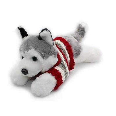 Huggable 20cm γεμισμένο χαριτωμένο παιχνίδι βελούδου σκυλιών PP βαμβάκι