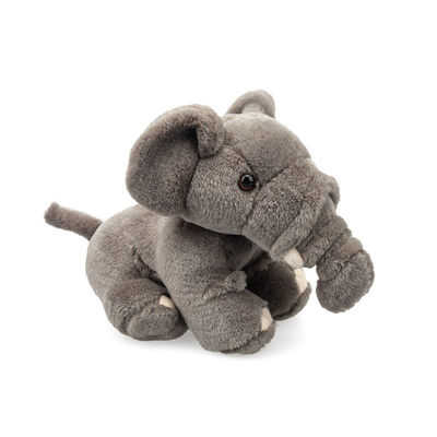 COem κοντό γεμισμένο ελέφαντας παιχνίδι μωρών μύτης βελούδου μακρύ