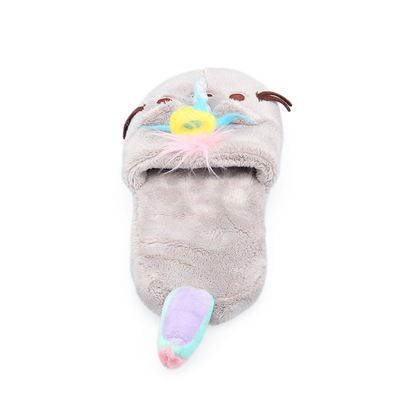 Μη αλλεργιογόνος κοντός ODM παντοφλών σπιτιών βελούδου για τους ενηλίκους