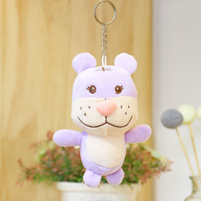 Βαμβάκι PP που γεμίζει Zodiac κινούμενων σχεδίων 12cm το ODM παιχνιδιών βελούδου τιγρών