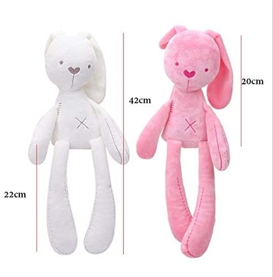 Μηχανών Washable γεμισμένο παιχνίδι λαγουδάκι βελούδου μακρύ έχον νώτα ως δώρο γενεθλίων των παιδιών