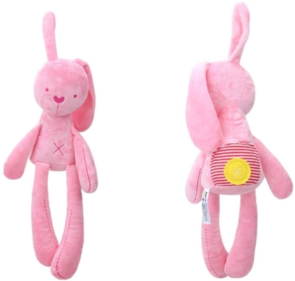 Μηχανών Washable γεμισμένο παιχνίδι λαγουδάκι βελούδου μακρύ έχον νώτα ως δώρο γενεθλίων των παιδιών