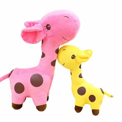 Giraffe παιχνιδιών σχεδίου συνήθειας κατασκευαστών Dongguan γεμισμένο βελούδο ζωικό μαλακό παιχνίδι