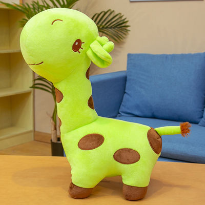 Giraffe παιχνιδιών σχεδίου συνήθειας κατασκευαστών Dongguan γεμισμένο βελούδο ζωικό μαλακό παιχνίδι